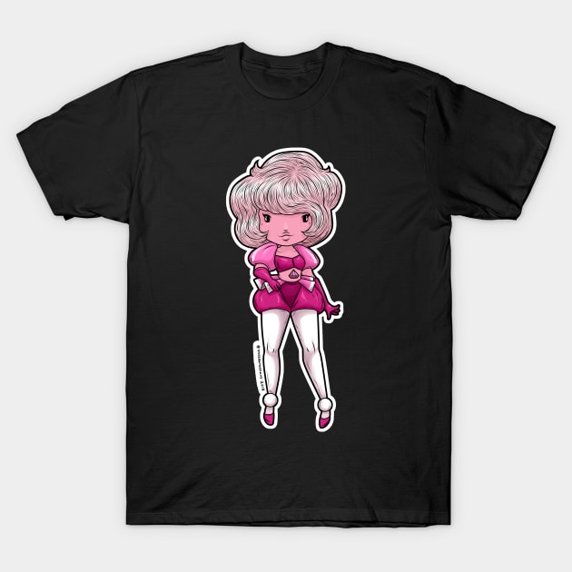 Pink Diamond T-Shirt by SpacebatDesigns 